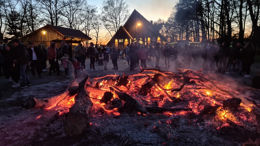 Osterfeuer in Spexard