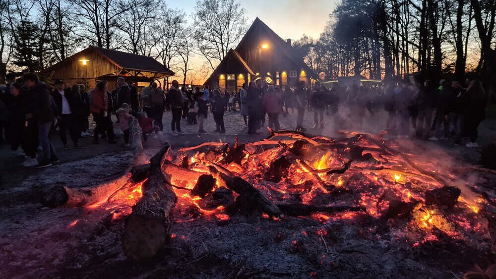 Osterfeuer in Spexard