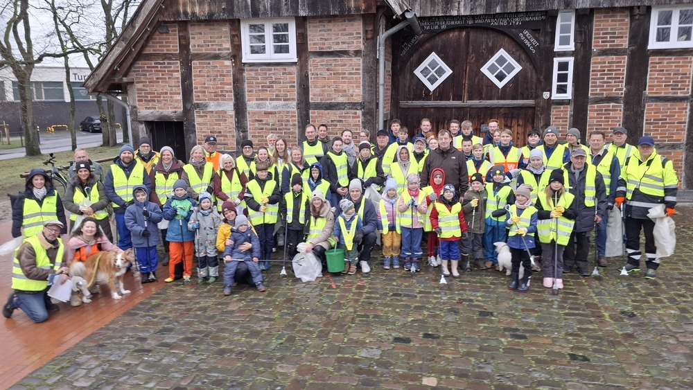 M�llsammelaktion in Spexard